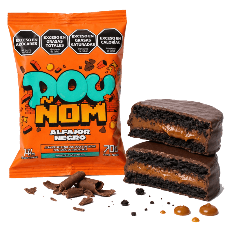 Alfajor Dou NOM, alfajor negro